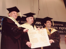 2002 Ehrendoktortitel Universitaet Haifa , Israel